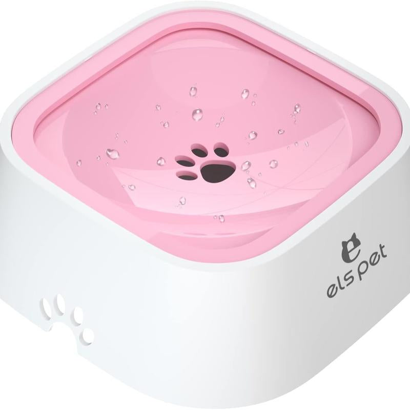Pet Water Bowl Slow-Sip No Spill No Bloating Slobber Stopper Water Bowl Large Capacity Pet Supplies Messy Drinker Smart